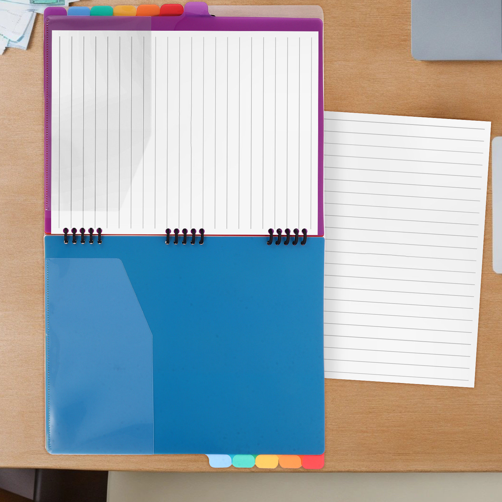 Tab Divider A4 - A4 Döküman Düzenleyici Dosya Klasörü, Renkli
